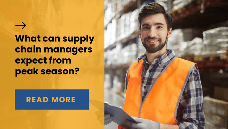 What can supply chain managers expect from peak season in 2022?